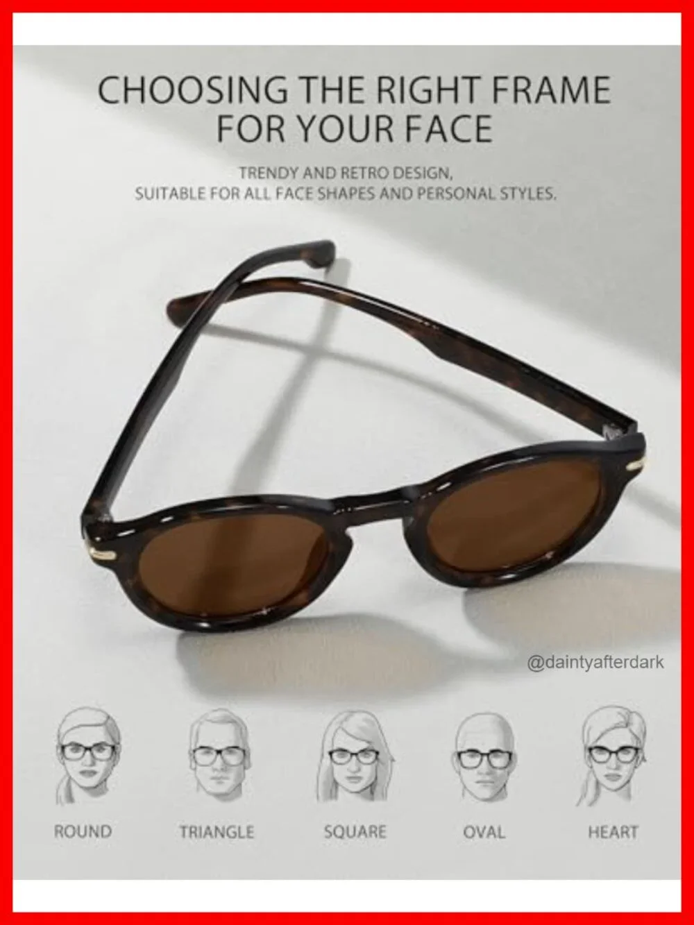 Vintage Round Sunglasses UV400 Protection Lightweight HD Lenses